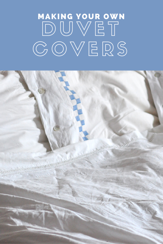 how to make your own DIY duvet covers
