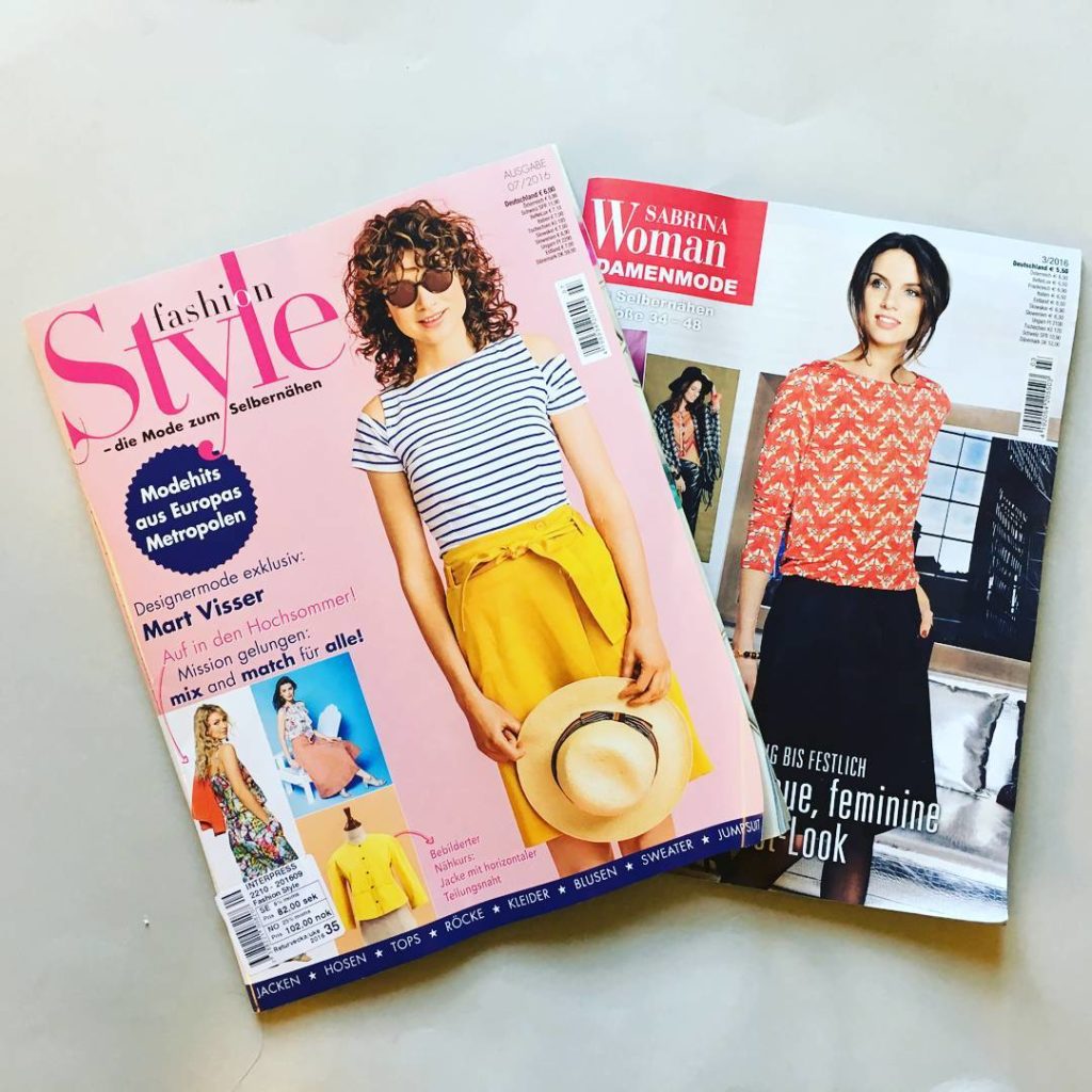 Knip Mode Fashion Style Sabrina Pattern magazines