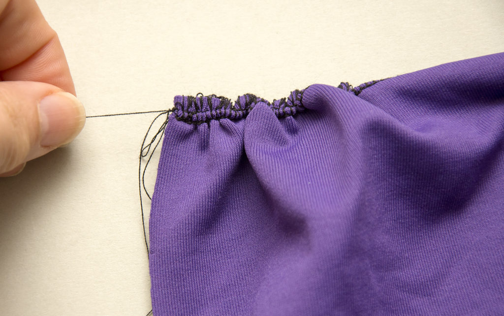 How to sew gathers on a serger