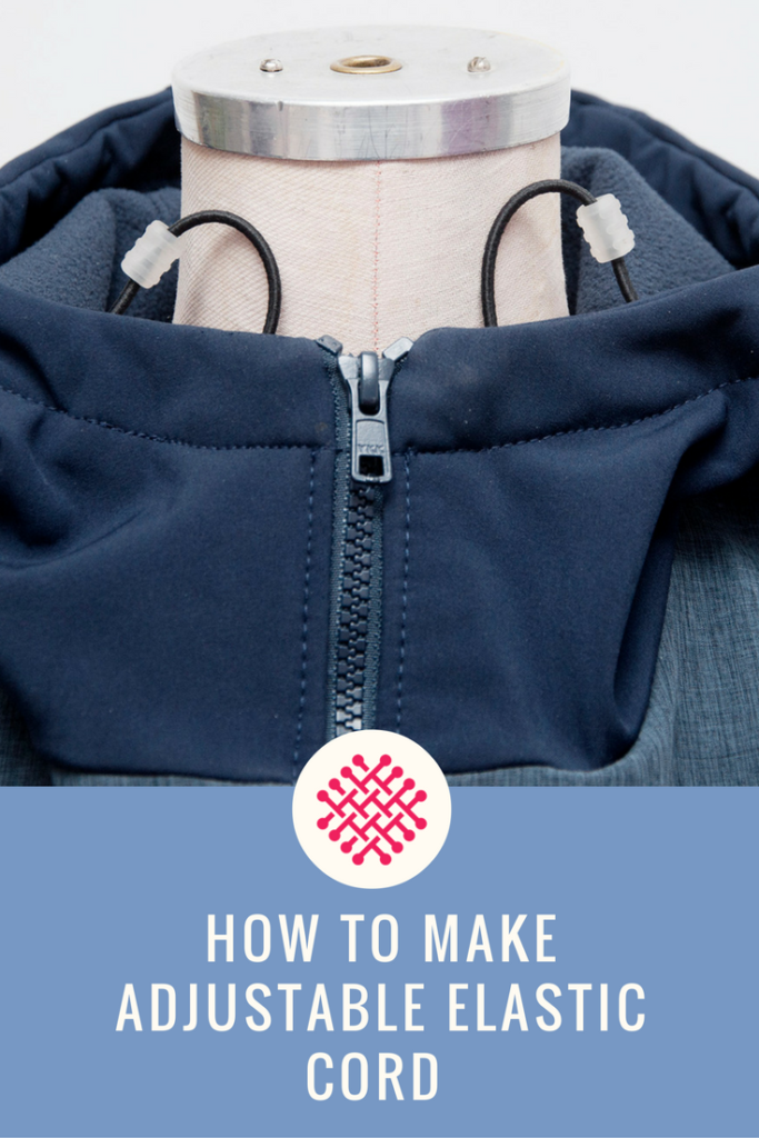 How to add adjustable elastic cord on clothes The Last Stitch