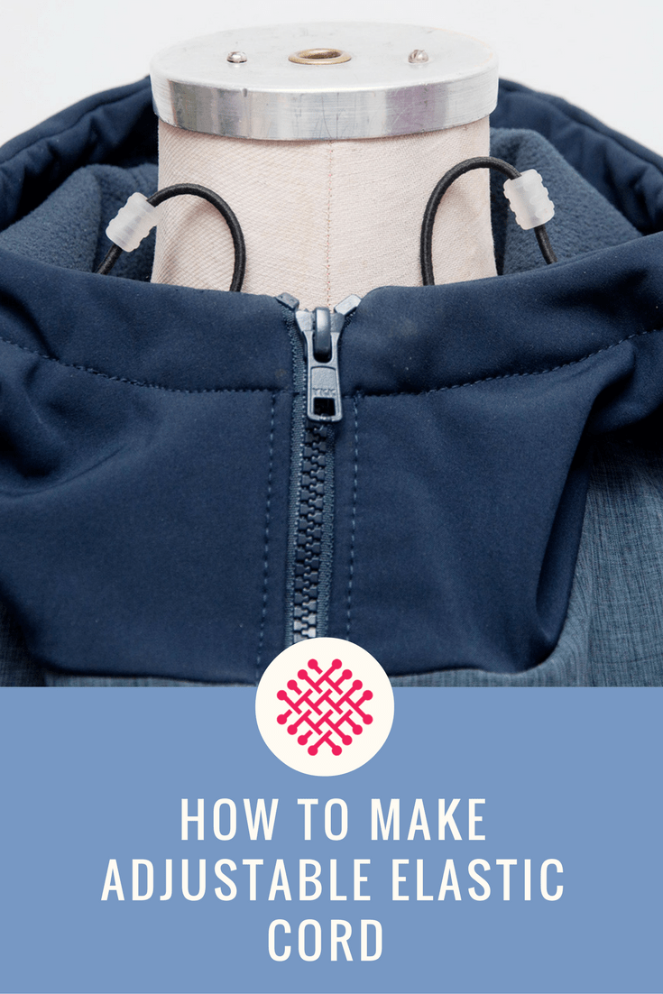 How to add adjustable elastic cord on clothes The Last Stitch