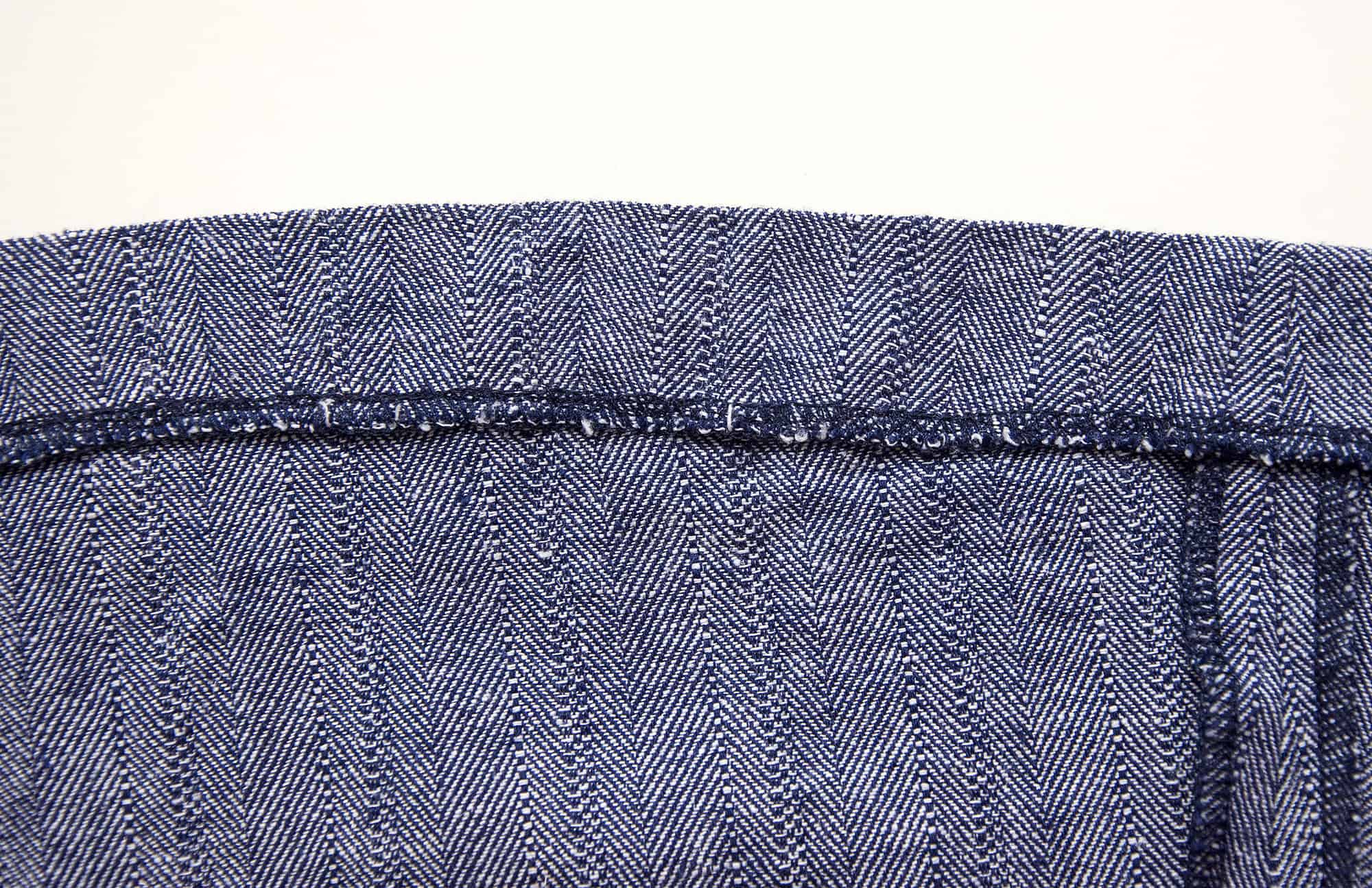 Shaping a flared hem with machine ease stitching The Last Stitch