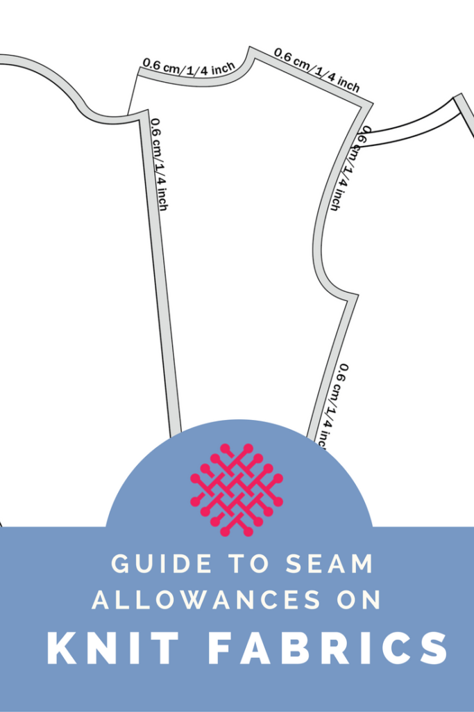 How I do seam allowance on knits