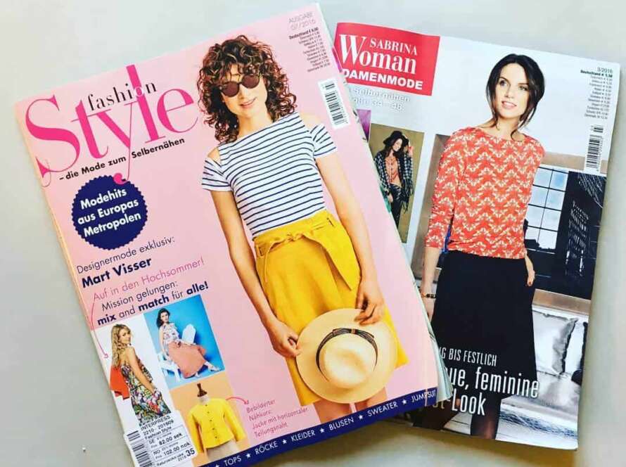 Knip Mode Fashion Style Sabrina Pattern magazine