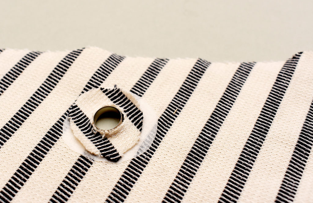 Eyelets on knits tutorial