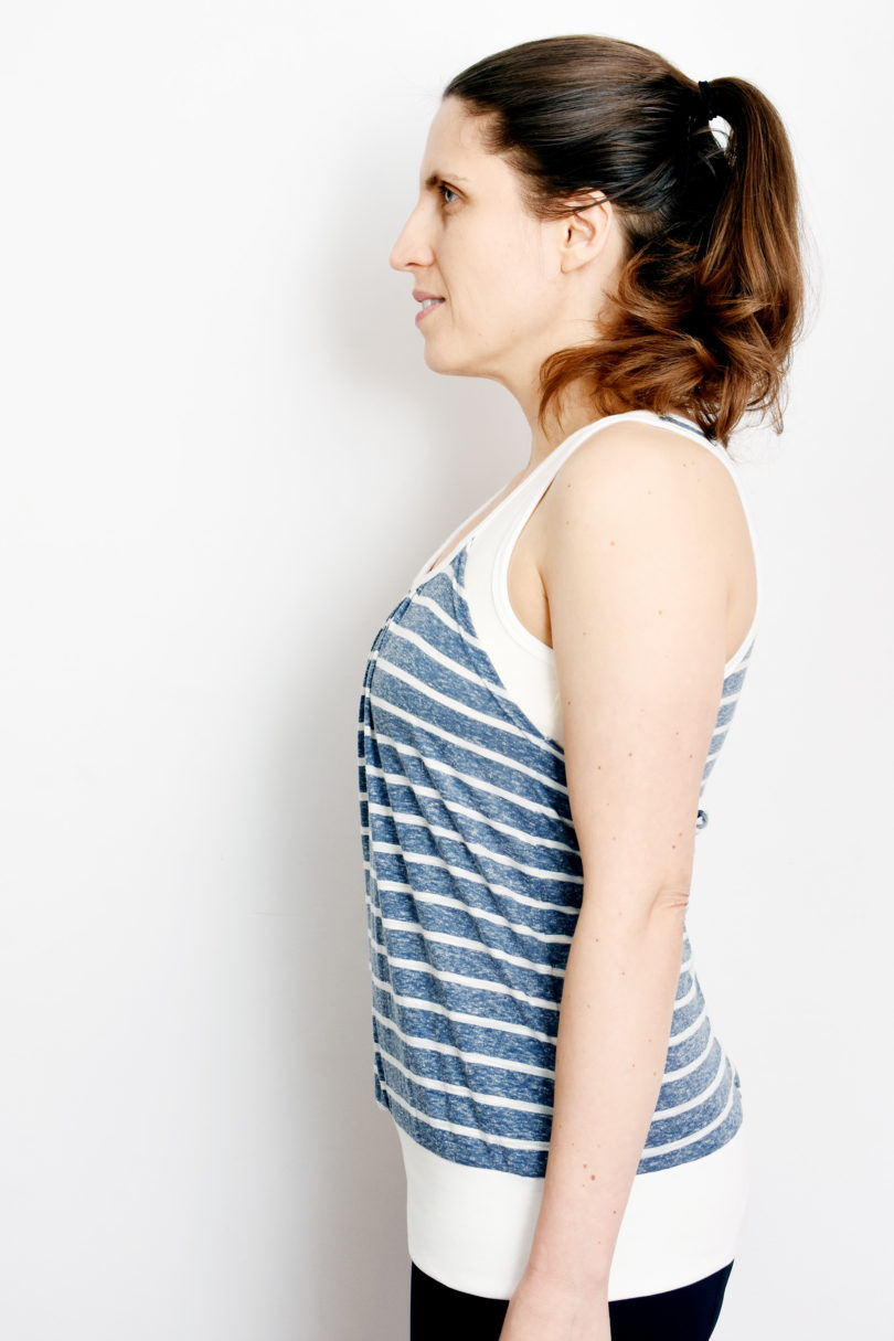 Striped workout top The Last Stitch
