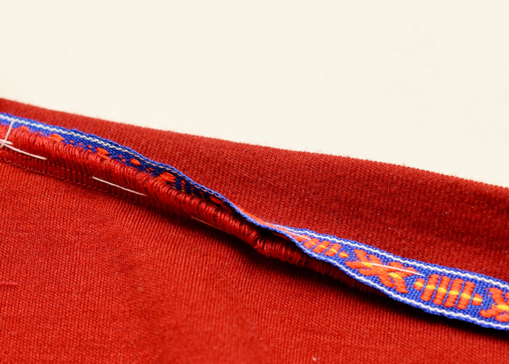 Twill tape neckline tutorial