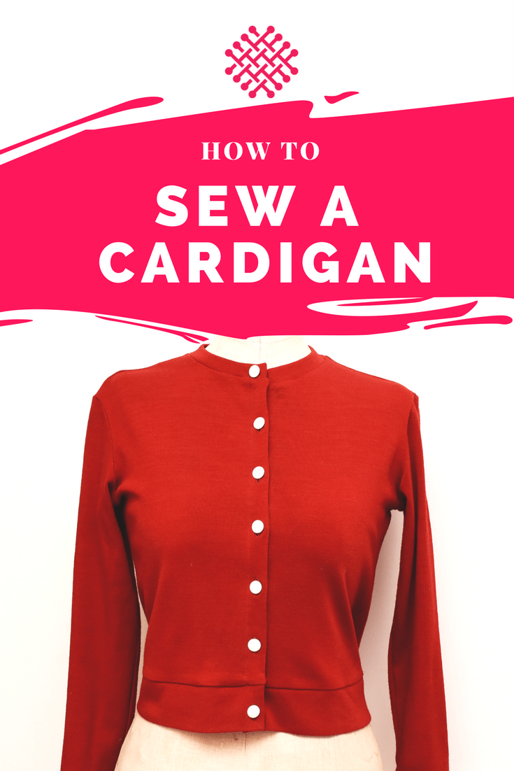 Tutorial How to sew a cardigan in an easy way The Last Stitch