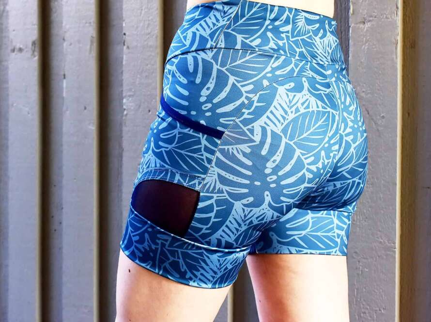 Spoonflower sports fabric shorts