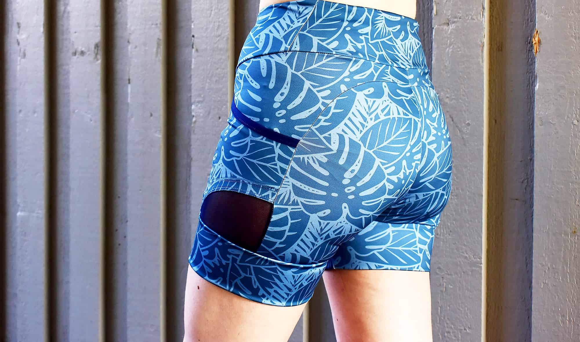 Spoonflower sports fabric shorts