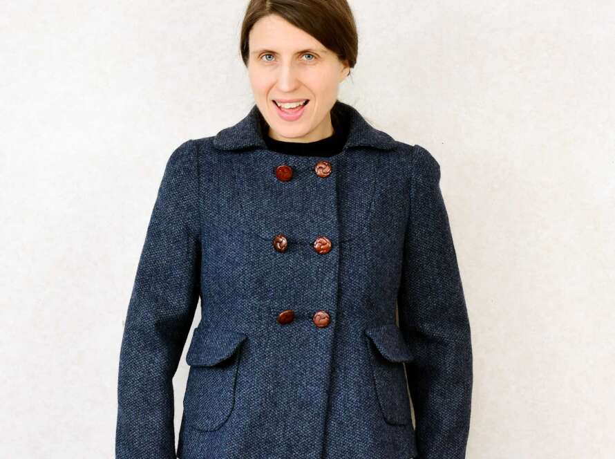 Burdastyle double breasted jacket August 2017