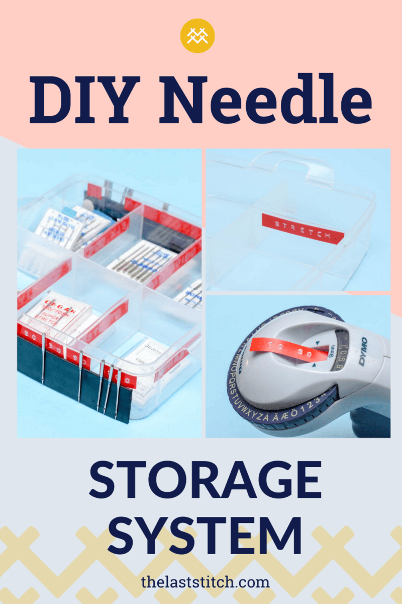 Easy sewing machine needle storage system DIY Tutorial
