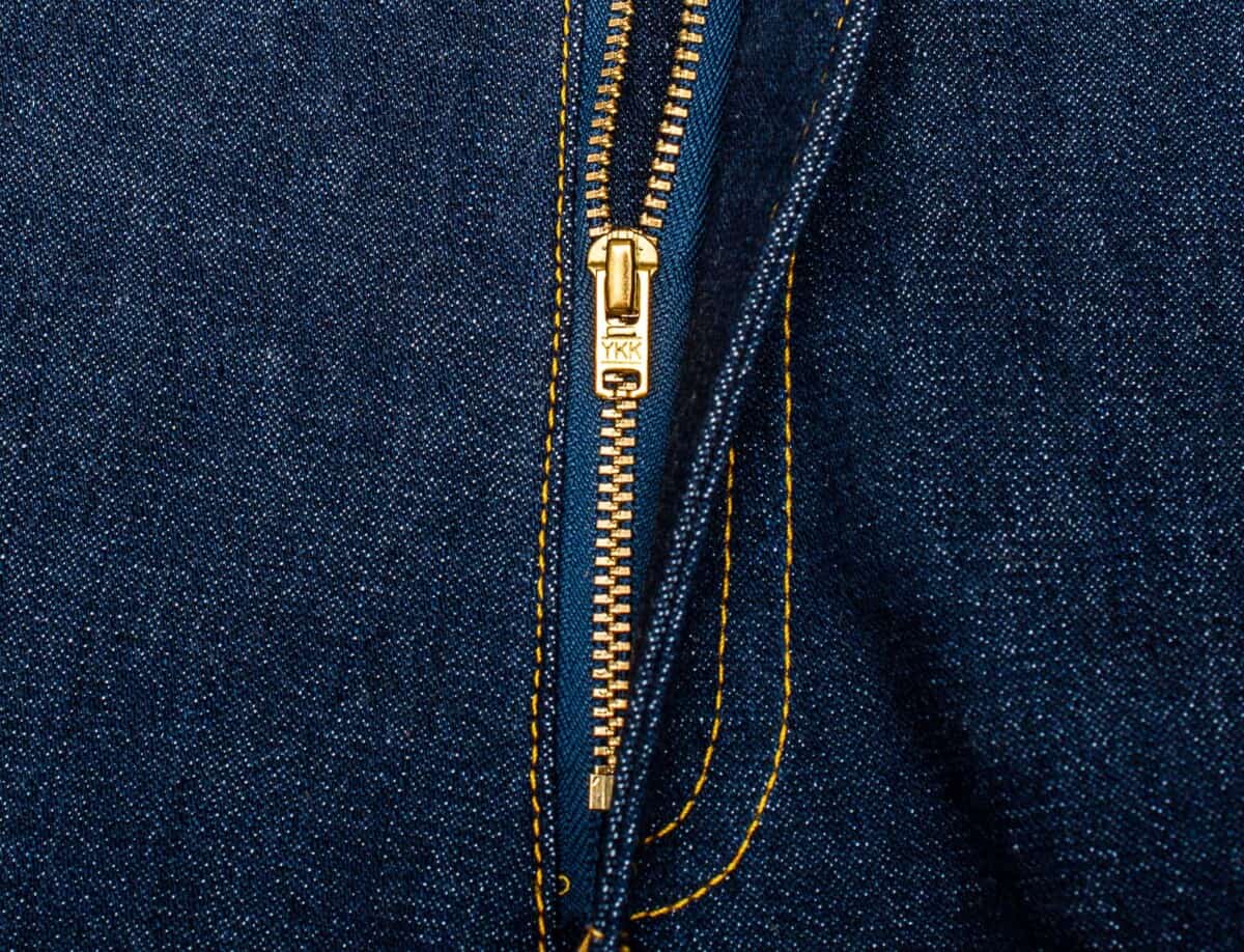 How to sew a professional jeans zipper with a fly shield