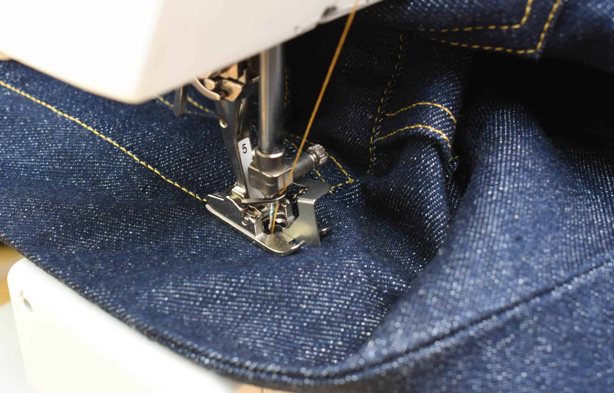 Sewing a jeans waistband tutorial