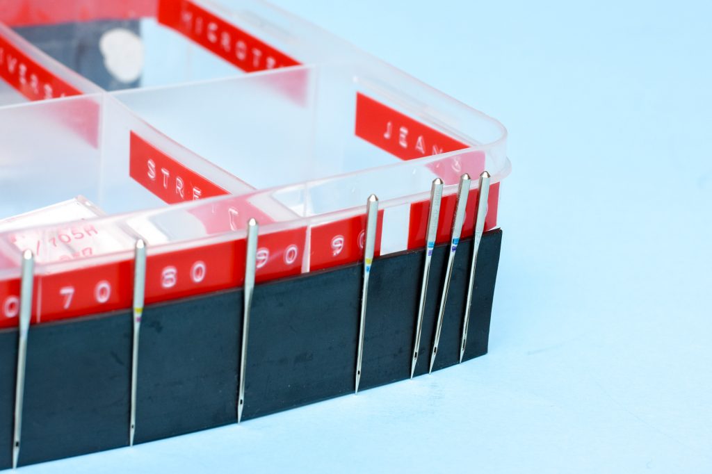 Easy sewing machine needle storage system DIY Tutorial