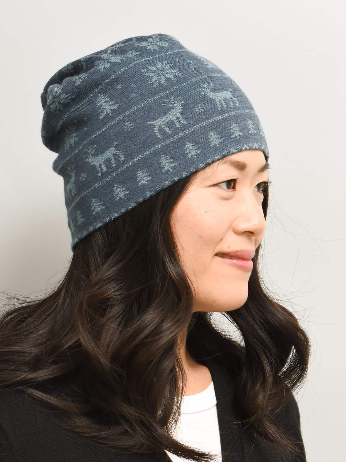 Ullvi slouchy hat sewing pattern The Last Stitch