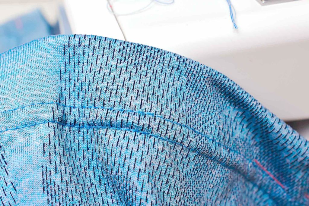 How to secure a coverstitch seam