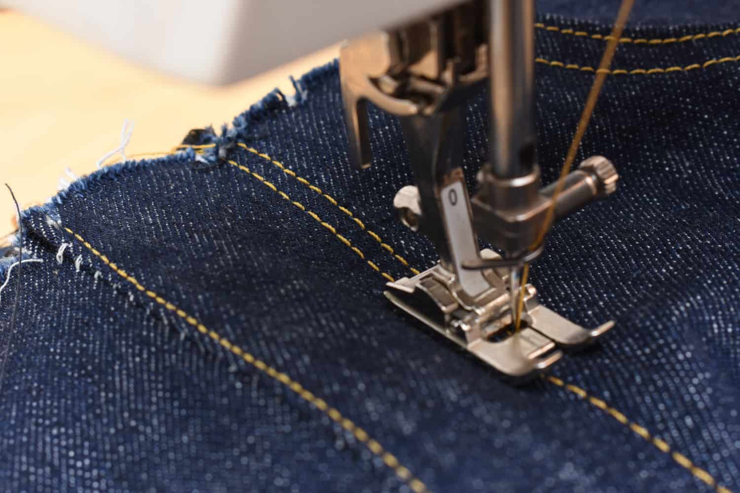 How to sew a professional jeans zipper with a fly shield