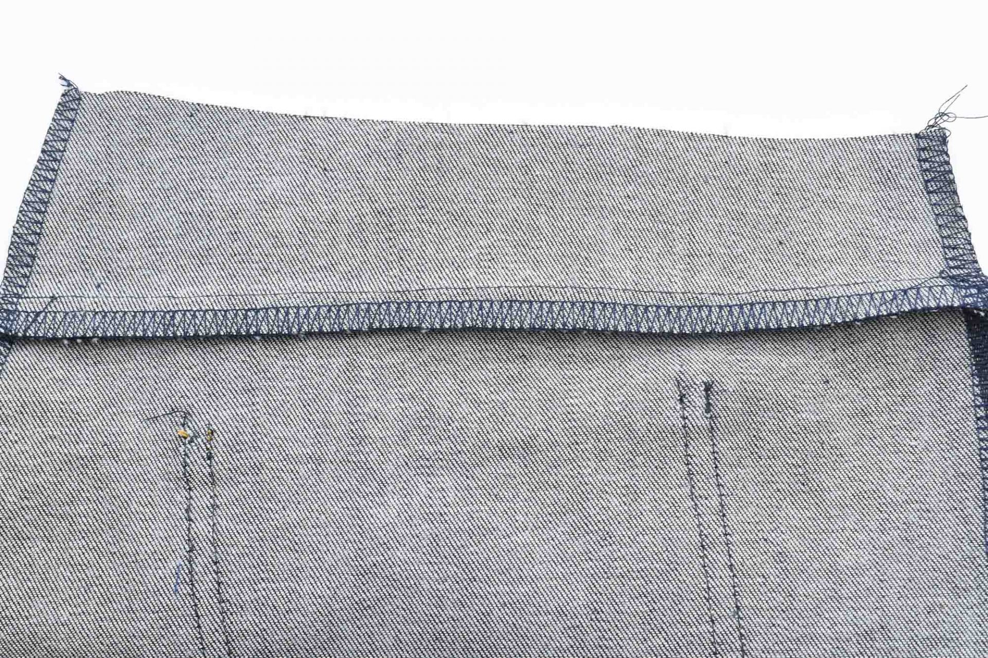 How to sew the jeans yoke and side seams The Last Stitch