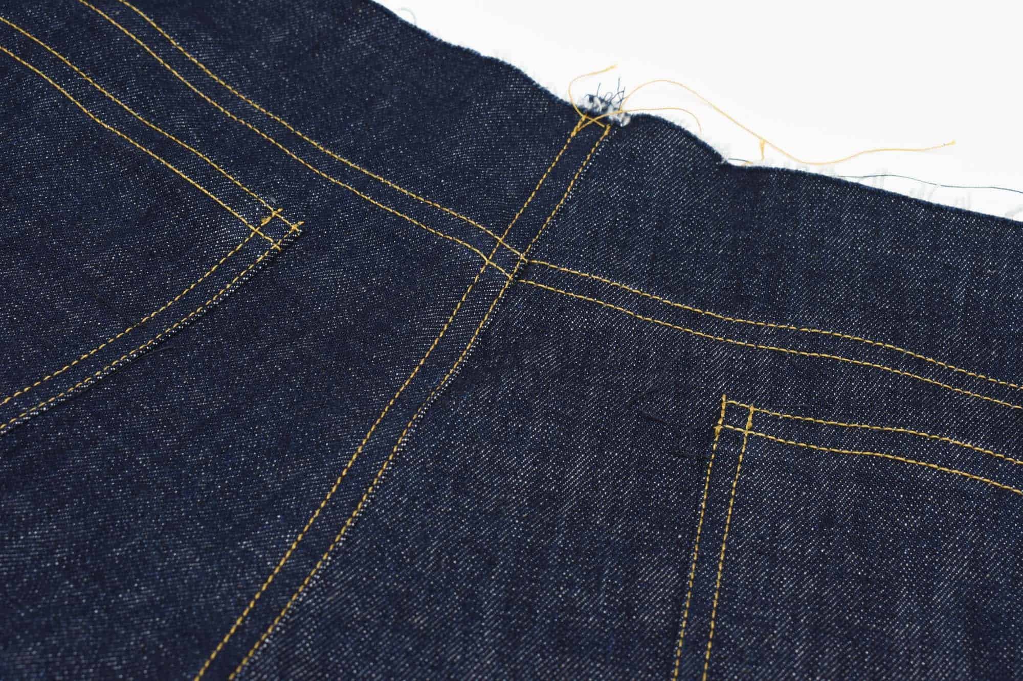 How to sew the jeans yoke and side seams The Last Stitch