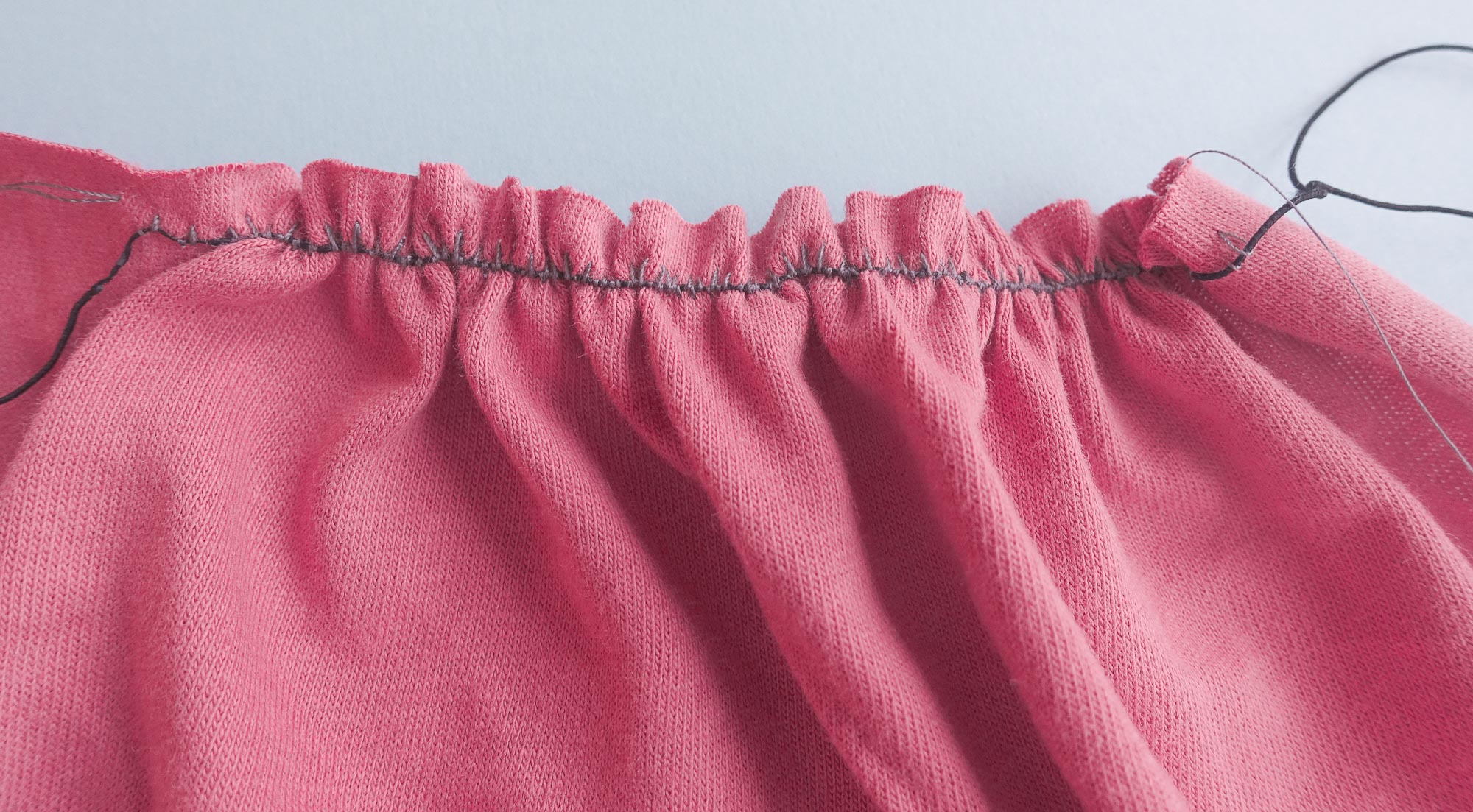 4 Ways To Sew Gathers On Knits The Last Stitch